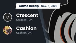 Recap: Crescent  vs. Cashion  2020