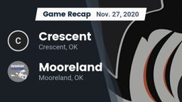 Recap: Crescent  vs. Mooreland  2020