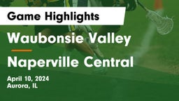 Waubonsie Valley  vs Naperville Central  Game Highlights - April 10, 2024