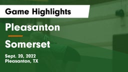 Pleasanton  vs Somerset  Game Highlights - Sept. 20, 2022
