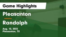 Pleasanton  vs Randolph  Game Highlights - Aug. 10, 2023