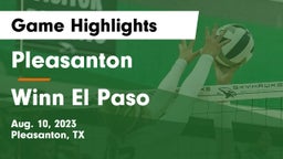 Pleasanton  vs Winn El Paso Game Highlights - Aug. 10, 2023