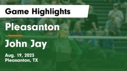 Pleasanton  vs John Jay  Game Highlights - Aug. 19, 2023