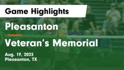 Pleasanton  vs Veteran’s Memorial Game Highlights - Aug. 19, 2023
