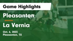 Pleasanton  vs La Vernia  Game Highlights - Oct. 6, 2023