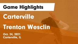 Carterville  vs Trenton Wesclin  Game Highlights - Oct. 24, 2021