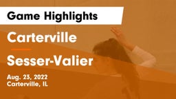 Carterville  vs Sesser-Valier Game Highlights - Aug. 23, 2022