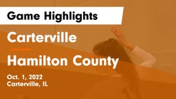 Carterville  vs Hamilton County Game Highlights - Oct. 1, 2022