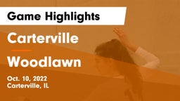 Carterville  vs Woodlawn Game Highlights - Oct. 10, 2022