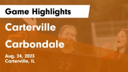 Carterville  vs Carbondale  Game Highlights - Aug. 24, 2023