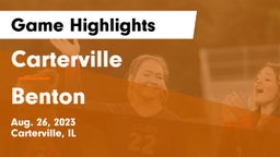 Carterville  vs Benton  Game Highlights - Aug. 26, 2023
