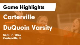 Carterville  vs DuQuoin Varsity Game Highlights - Sept. 7, 2023