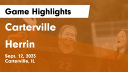 Carterville  vs Herrin  Game Highlights - Sept. 12, 2023