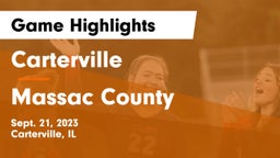 Carterville  vs Massac County Game Highlights - Sept. 21, 2023