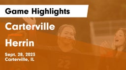 Carterville  vs Herrin  Game Highlights - Sept. 28, 2023