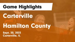 Carterville  vs Hamilton County Game Highlights - Sept. 30, 2023