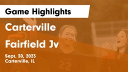 Carterville  vs Fairfield Jv Game Highlights - Sept. 30, 2023