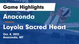 Anaconda  vs Loyola Sacred Heart  Game Highlights - Oct. 8, 2022