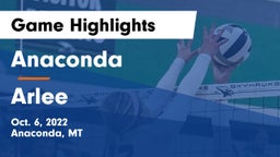 Anaconda  vs Arlee  Game Highlights - Oct. 6, 2022