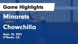 Minarets  vs Chowchilla  Game Highlights - Sept. 20, 2022