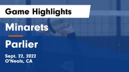 Minarets  vs Parlier  Game Highlights - Sept. 22, 2022