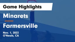 Minarets  vs Farmersville  Game Highlights - Nov. 1, 2022
