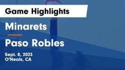 Minarets  vs Paso Robles  Game Highlights - Sept. 8, 2023