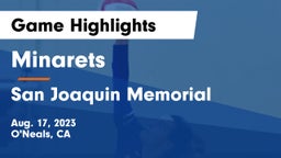 Minarets  vs San Joaquin Memorial  Game Highlights - Aug. 17, 2023