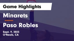 Minarets  vs Paso Robles  Game Highlights - Sept. 9, 2023
