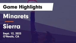Minarets  vs Sierra  Game Highlights - Sept. 12, 2023