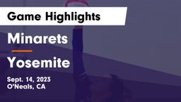 Minarets  vs Yosemite  Game Highlights - Sept. 14, 2023