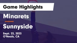 Minarets  vs Sunnyside  Game Highlights - Sept. 23, 2023