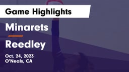 Minarets  vs Reedley  Game Highlights - Oct. 24, 2023