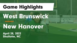 West Brunswick  vs New Hanover  Game Highlights - April 28, 2022
