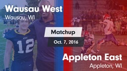 Matchup: Wausau West High vs. Appleton East  2016