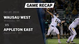 Recap: Wausau West  vs. Appleton East  2016