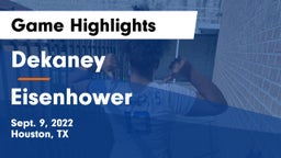 Dekaney  vs Eisenhower  Game Highlights - Sept. 9, 2022