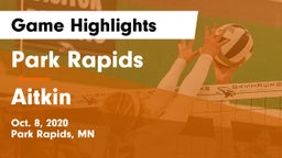 Park Rapids  vs Aitkin  Game Highlights - Oct. 8, 2020