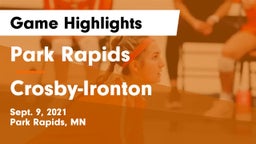 Park Rapids  vs Crosby-Ironton  Game Highlights - Sept. 9, 2021