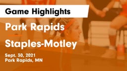Park Rapids  vs Staples-Motley  Game Highlights - Sept. 30, 2021