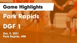 Park Rapids  vs DGF 1 Game Highlights - Oct. 9, 2021