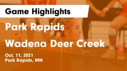 Park Rapids  vs Wadena Deer Creek Game Highlights - Oct. 11, 2021