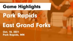 Park Rapids  vs East Grand Forks  Game Highlights - Oct. 18, 2021