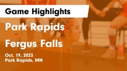 Park Rapids  vs Fergus Falls  Game Highlights - Oct. 19, 2023