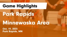 Park Rapids  vs Minnewaska Area  Game Highlights - Oct. 19, 2023