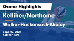 Kelliher/Northome  vs Walker-Hackensack-Akeley  Game Highlights - Sept. 29, 2022