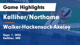 Kelliher/Northome  vs Walker-Hackensack-Akeley  Game Highlights - Sept. 7, 2023
