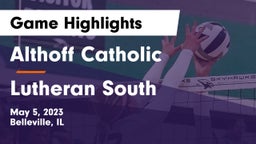 Althoff Catholic  vs Lutheran South   Game Highlights - May 5, 2023