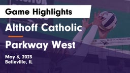 Althoff Catholic  vs Parkway West Game Highlights - May 6, 2023