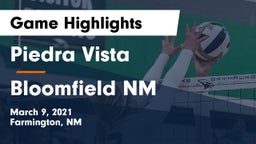 Piedra Vista  vs Bloomfield NM Game Highlights - March 9, 2021